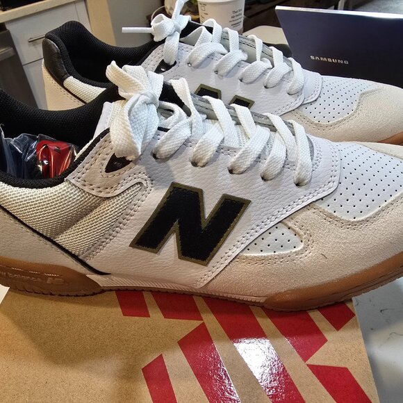 New Balance Numeric Tom Knox 600 White/Black (NM600WTA) MENS SIZE 10 SKATEBOARD - Picture 1 of 16